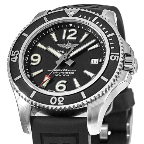 breitling superocean 42 black dial|breitling superocean 42 review.